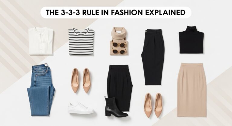 What is the 3-3-3 rule in fashion