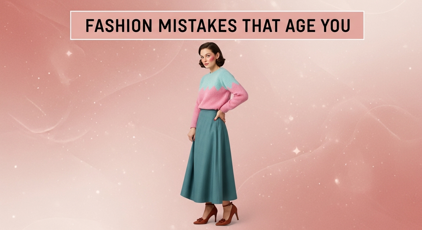 What are the fashion mistakes that will age you